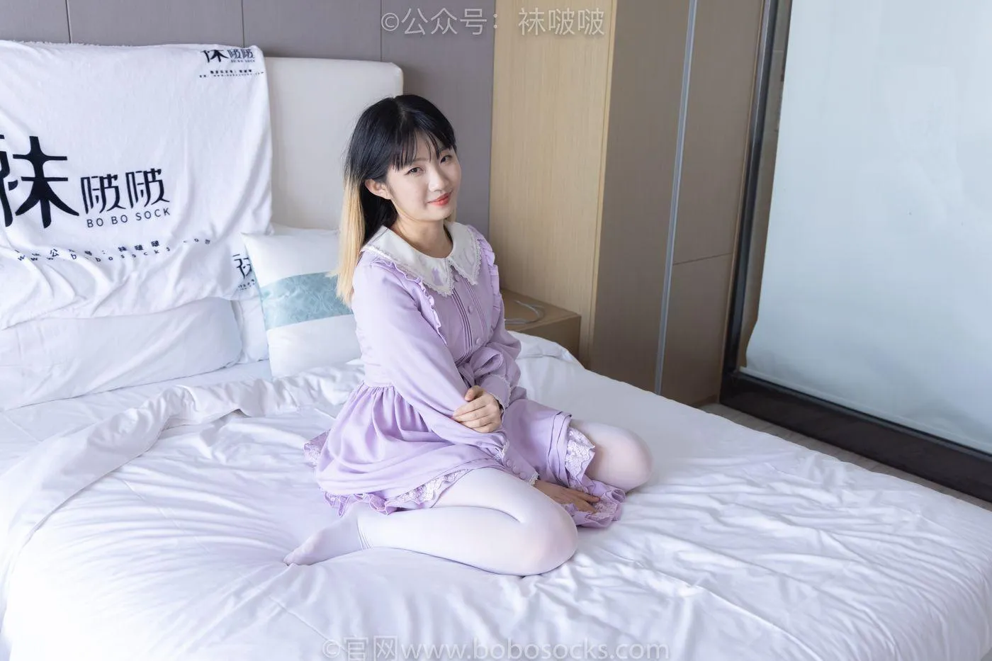[BoBoSocks袜啵啵]NO.079 砂糖-皮鞋、厚白丝（花絮版） [140P]插图1